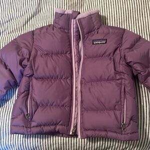 Kids XXS Patagonia down jacket purple